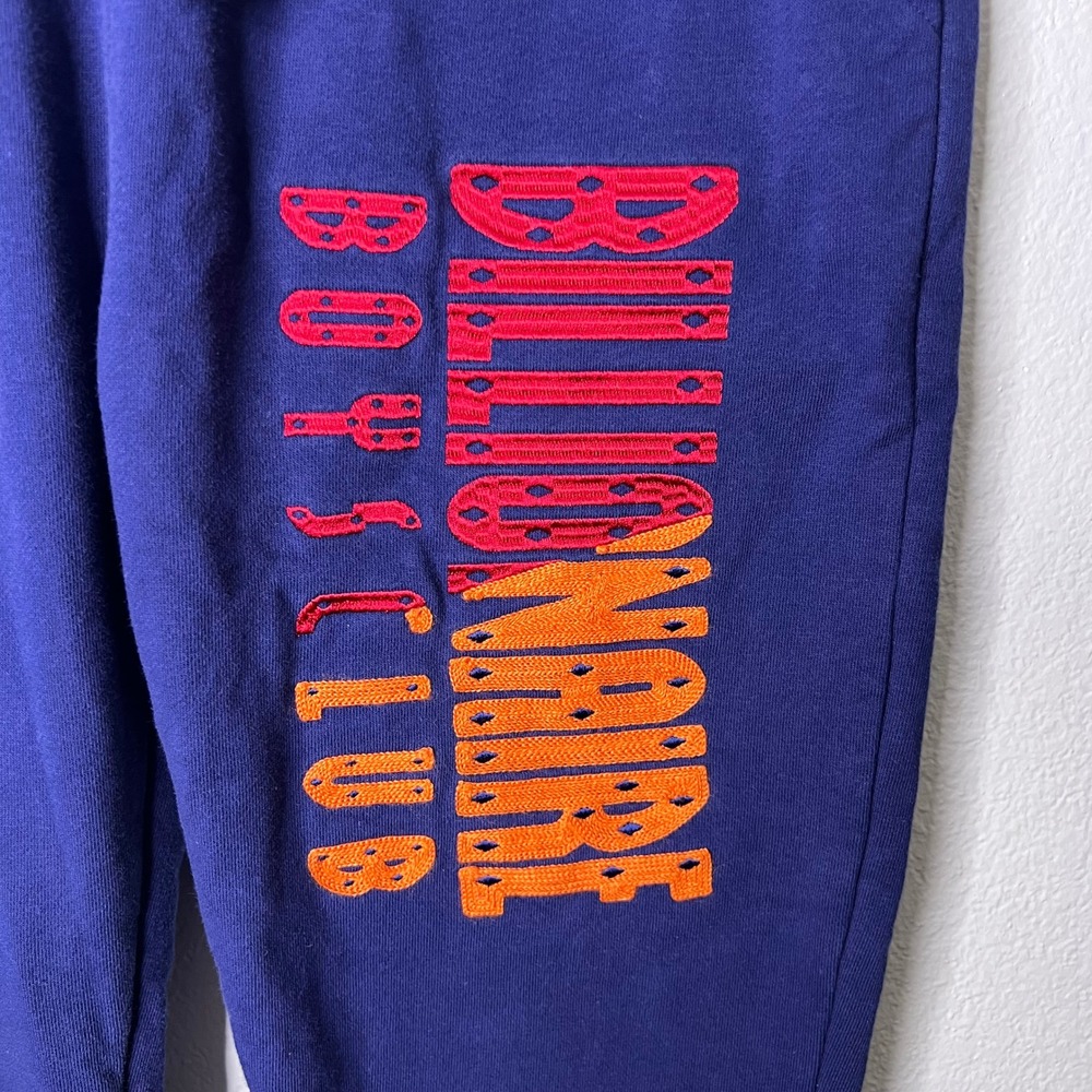 Billionaire Boys Club Mens Navy Blue Gradient Logo Sweatpants‎ Joggers Medium - Picture 3 of 8